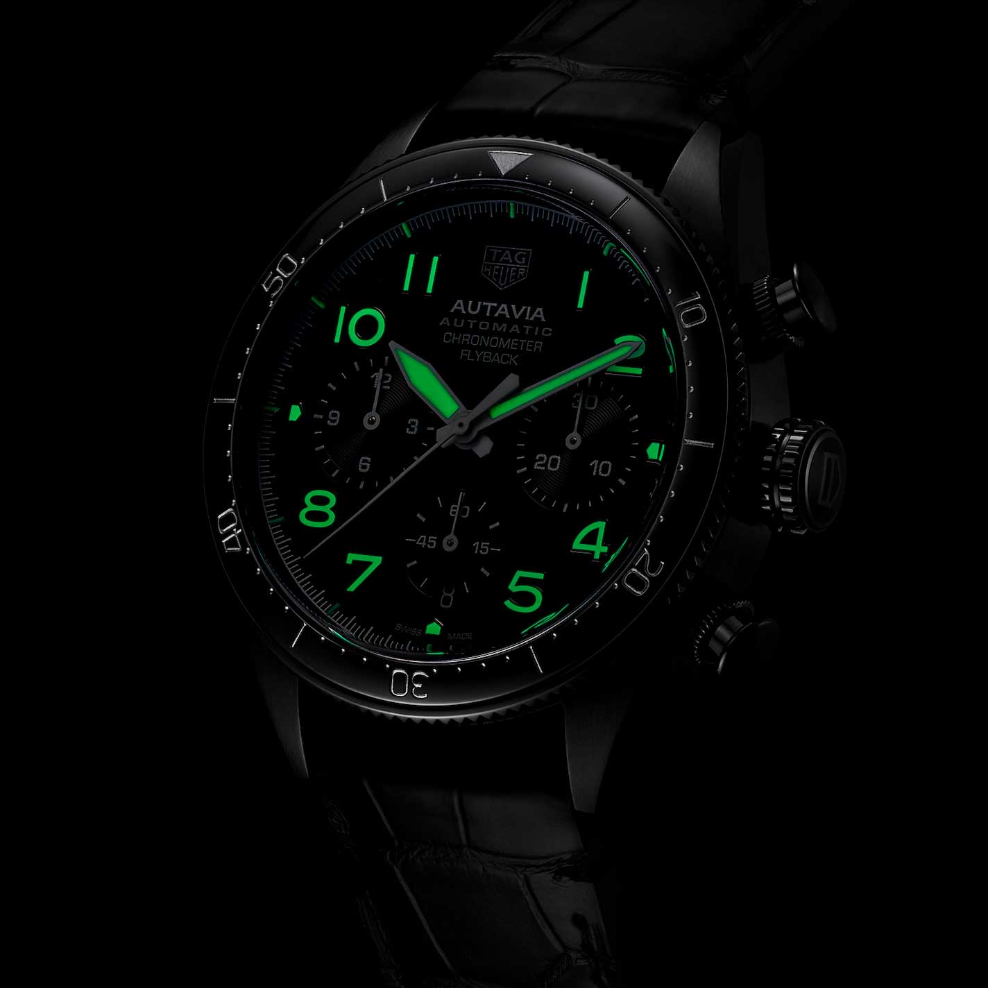 TAG Heuer Autavia Chronometer Flyback Calibre HEUER02 COSC Automatic Chronograph 42mm Watch