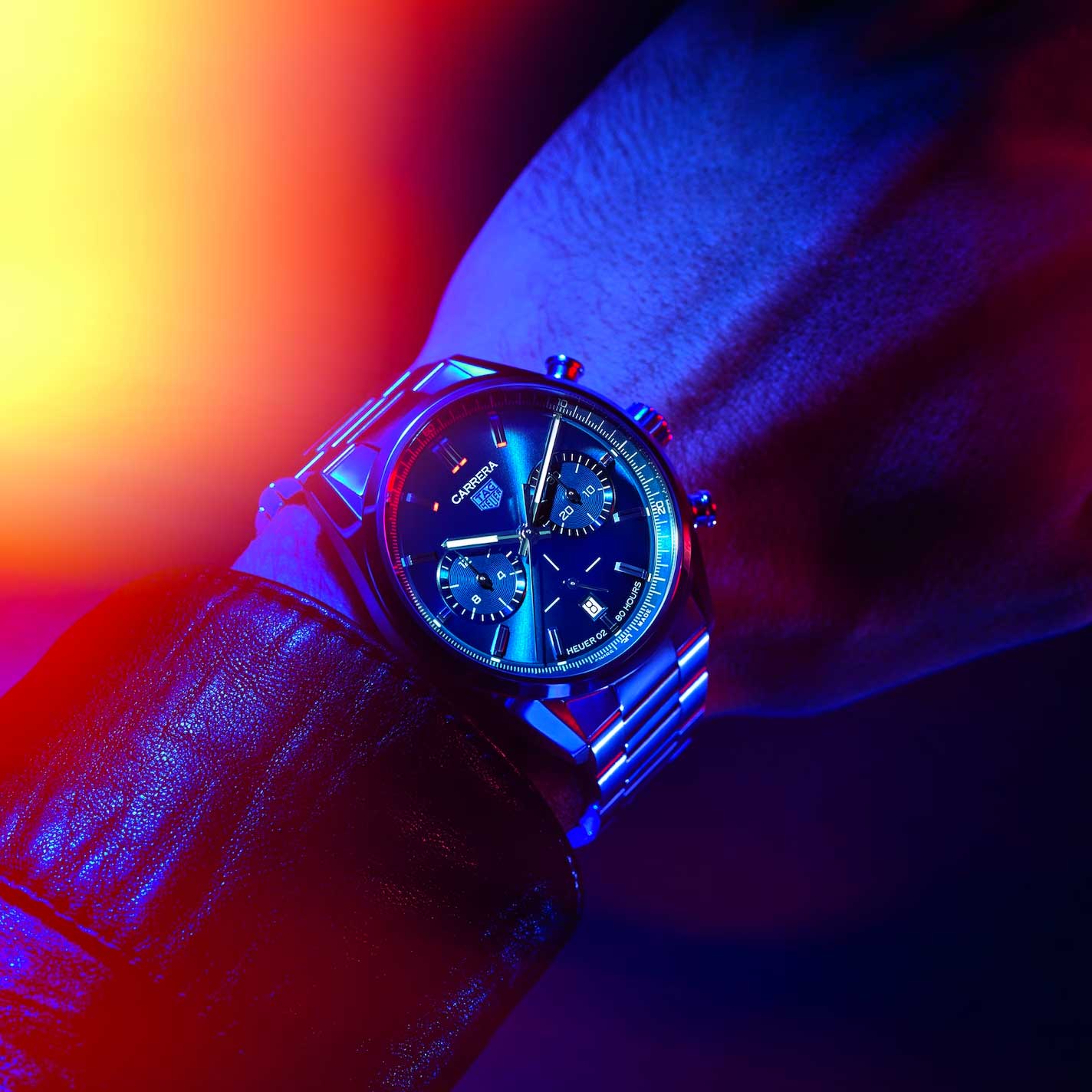 TAG Heuer Carrera Calibre HEUER02 Automatic Chronograph 42mm Watch
