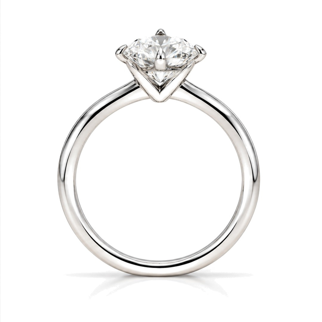 Raffi&Co.® 14K White Gold 2.03 ct Marquise Lab Grown Diamond Solitaire Engagement Ring — angle view