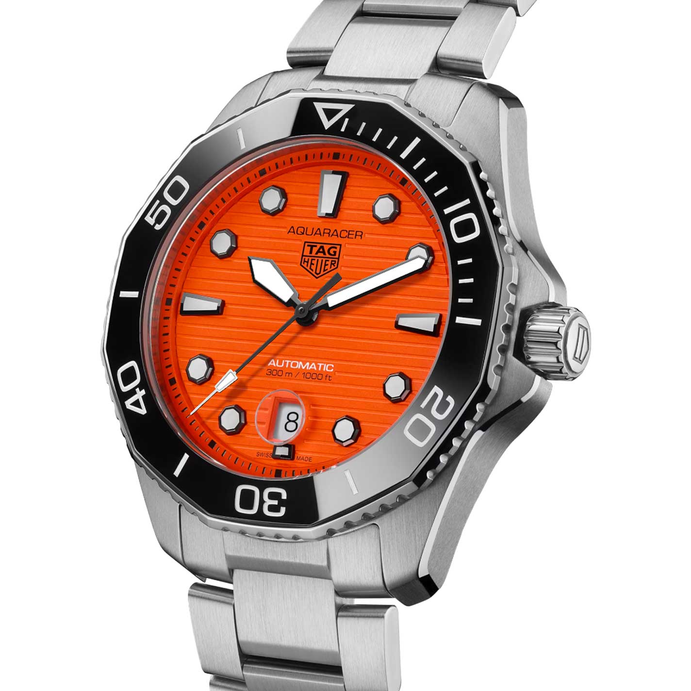 TAG Heuer Aquaracer Professional 300 Orange Diver Calibre 5 Automatic 43mm Watch
