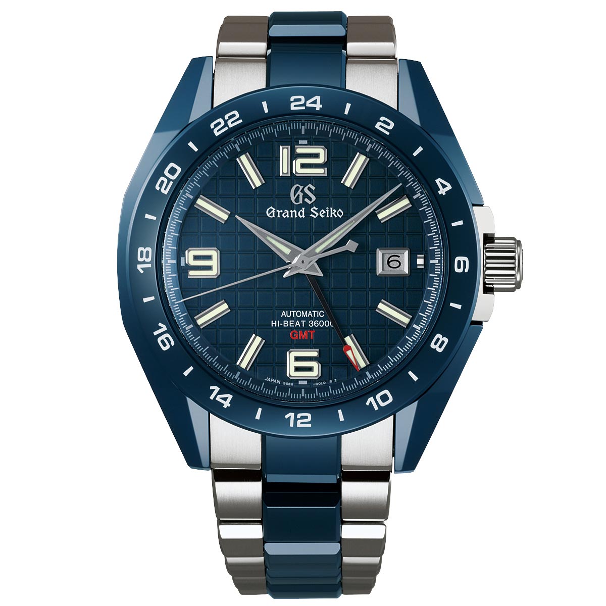 Grand Seiko Sport Collection High-Intensity Titanium Automatic with Manual Winding Mechanical Hi-Beat 36000 GMT 46.4mm Watch