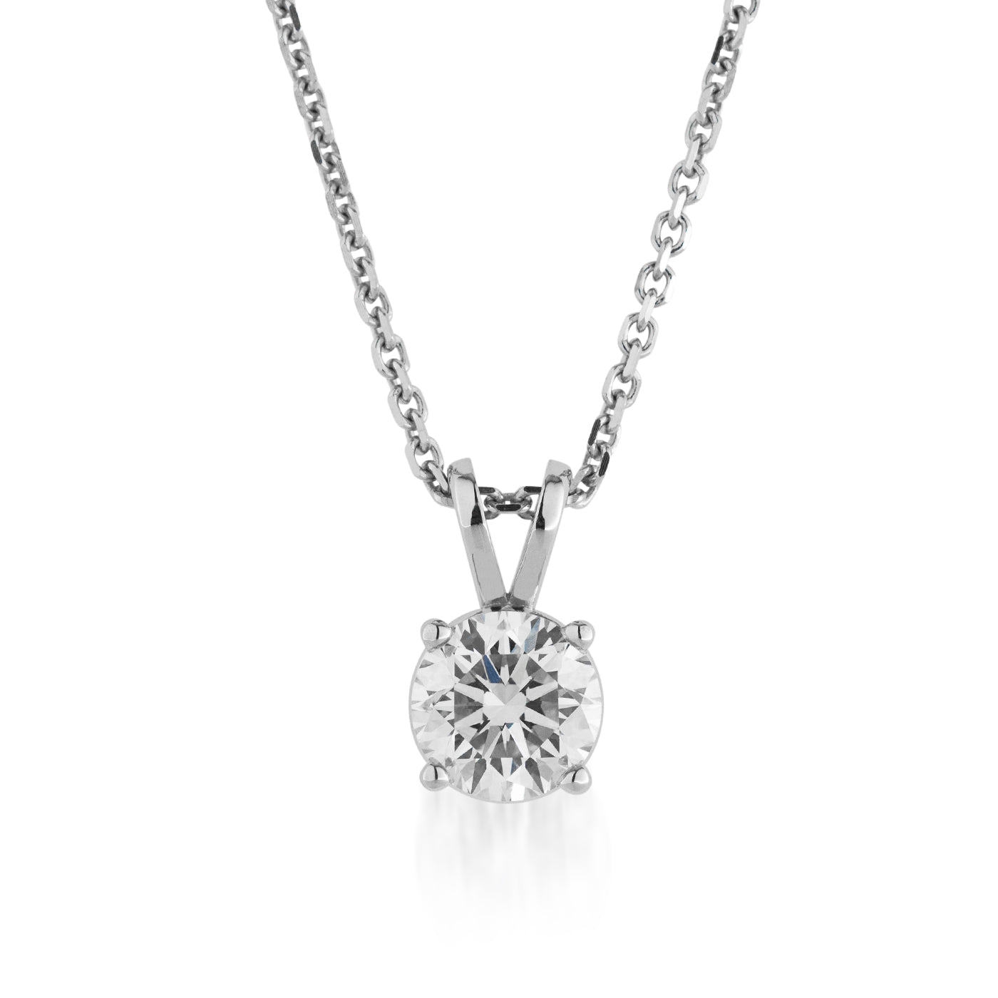 Raffi&Co.® 14K White Gold Lab Grown Diamond Pendant Necklace