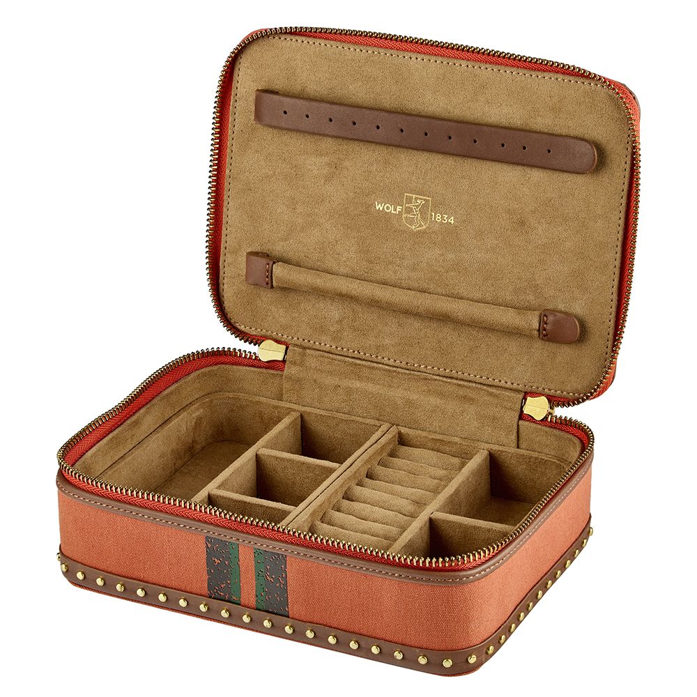 WOLF 1834 Ida Travel Zip Jewellery Case