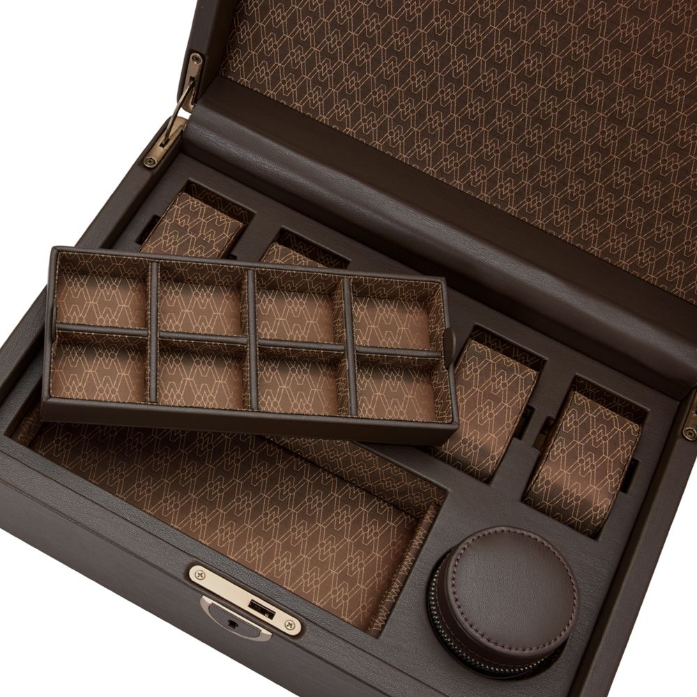 WOLF 1834 Earth 5 Piece Watch Box With Storage
