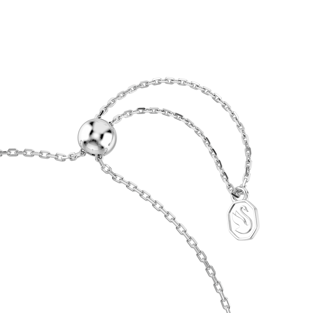 A close-up of the Swarovski Ariana Grande x Swarovski bracelet, featuring mixed-cut multicolored stones in a flower motif and finished with rhodium plating, displayed on a white background.