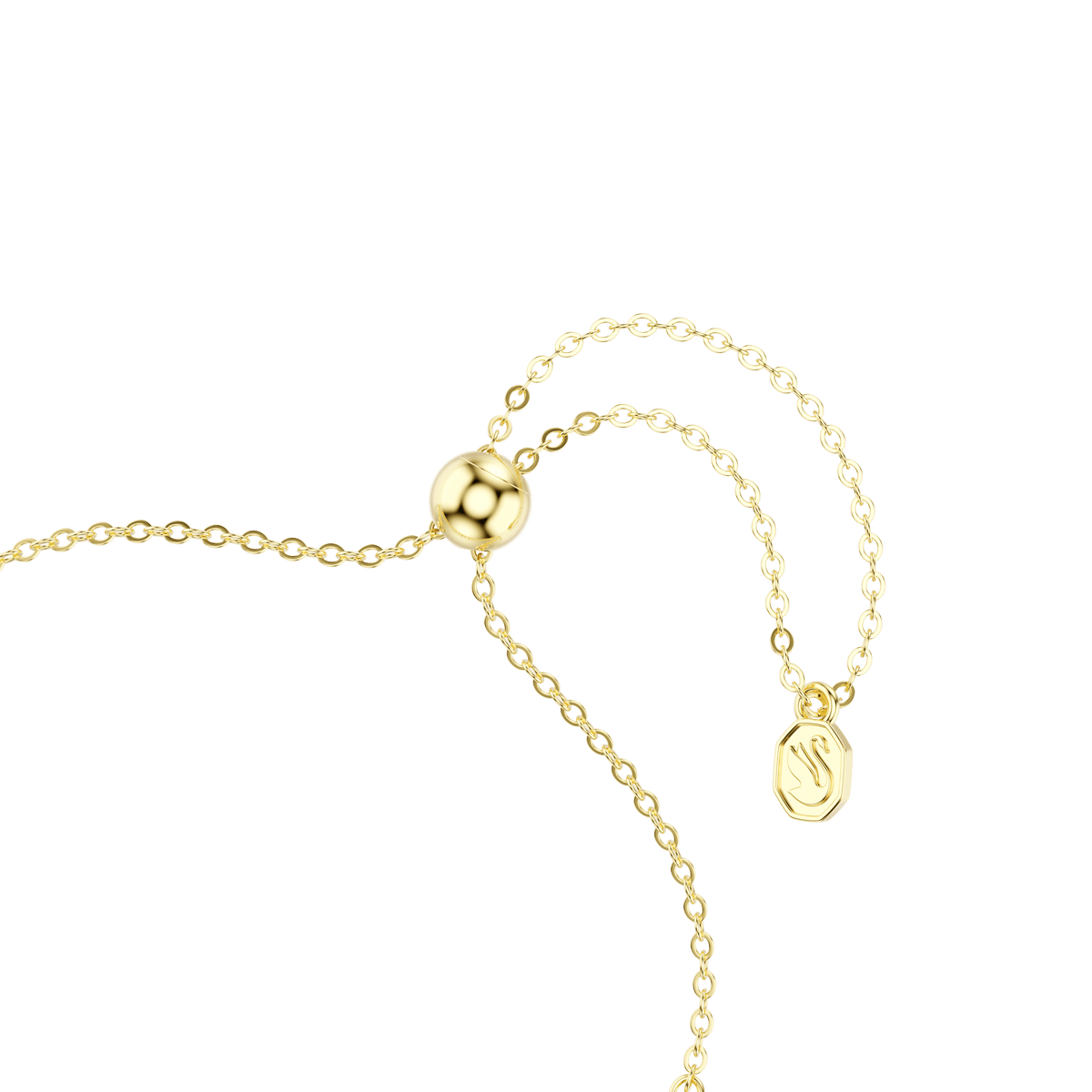 A delicate Swarovski Imber bracelet with a round-cut blue stone and an 18K gold finish, shown on a white background—a perfect example of refined jewelry craftsmanship from Swarovski.