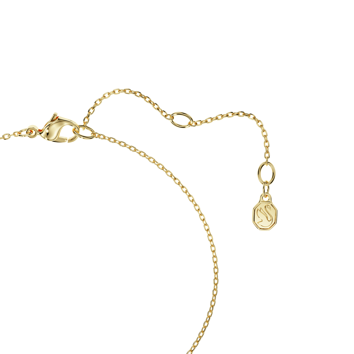 A refined Swarovski Classica bracelet featuring round-cut details and interlocking elements, crafted in sterling silver with an 18K gold finish.