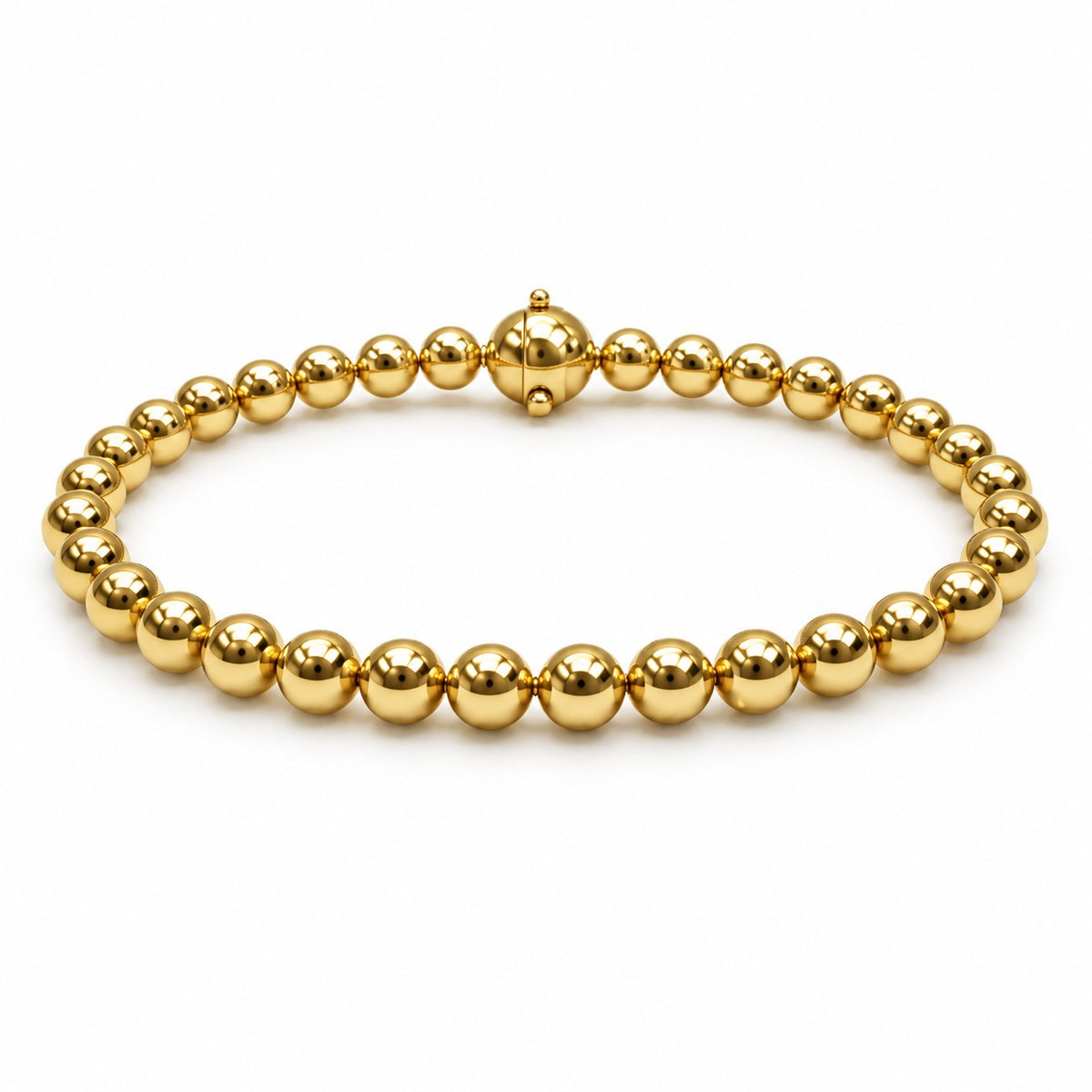 Raffi&Co.® 18K Yellow Gold Bead Bracelet — front view