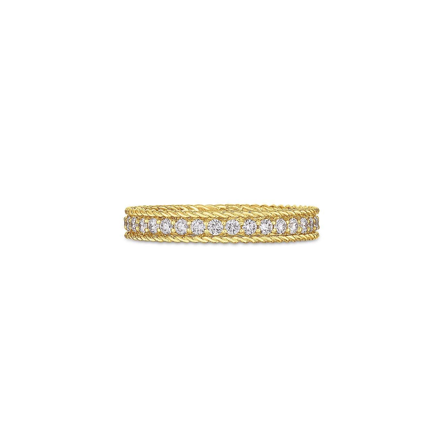 Roberto Coin Symphony Princess 18K Yellow Gold Diamond Ring