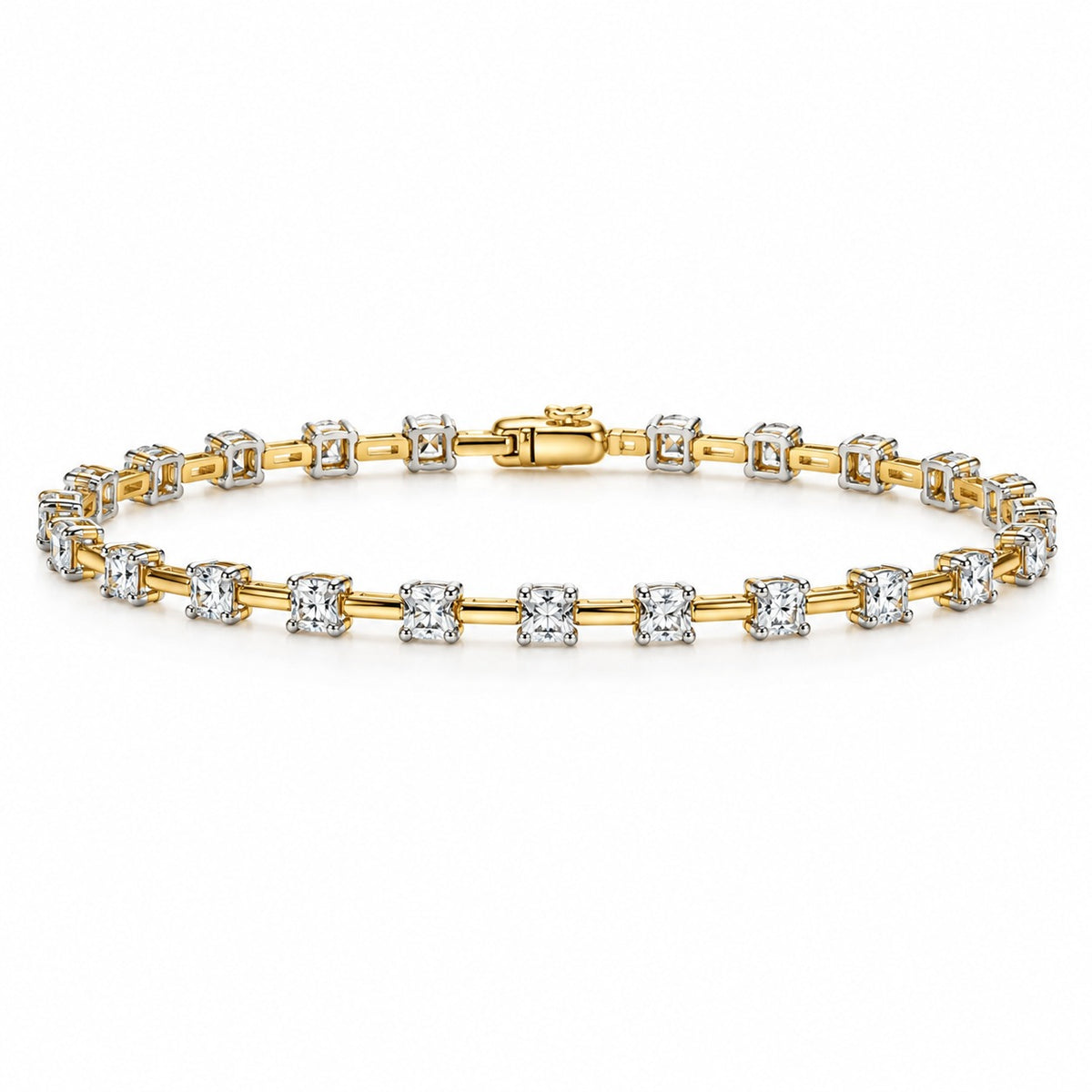 Raffi&Co.® 14K Yellow Gold 6.00 ct tw Lab Grown Diamond Tennis Bracelet — front view