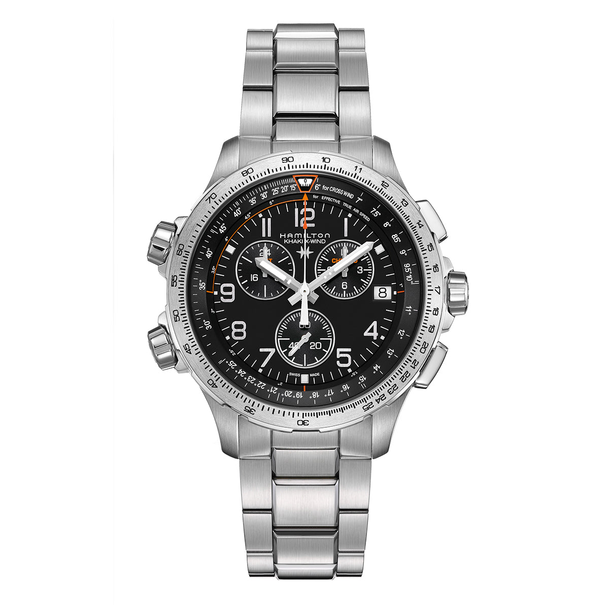 Hamilton Khaki Aviation X-Wind Quartz GMT Chrono 46mm Watch