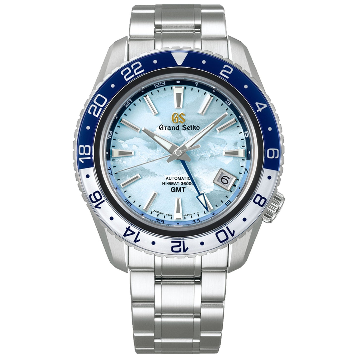 Grand Seiko Sport Collection Automatic with Manual Winding Mechanical Hi-Beat 36000 GMT 44.2mm Watch Caliber 9S 25th Anniversary Limited Edition of 2,000 Pieces