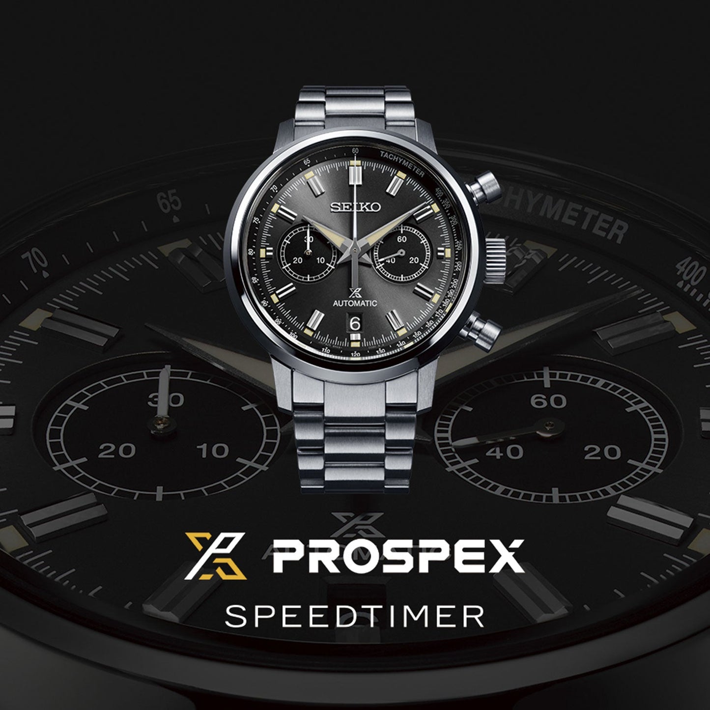 Seiko Prospex Speedtimer Automatic With Manual Winding 42.5mm Watch