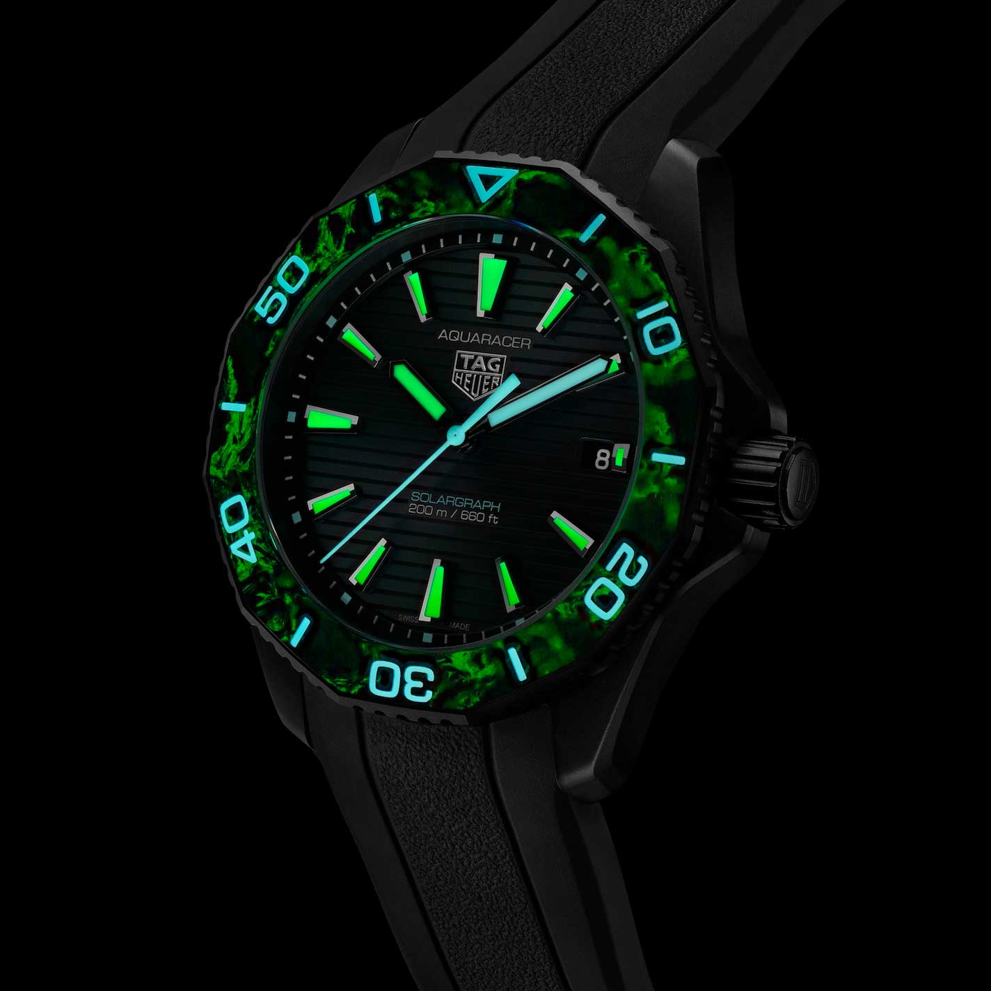TAG Heuer Aquaracer Professional 200 Date Solargraph Calibre TH50-00 Quartz 40mm Watch