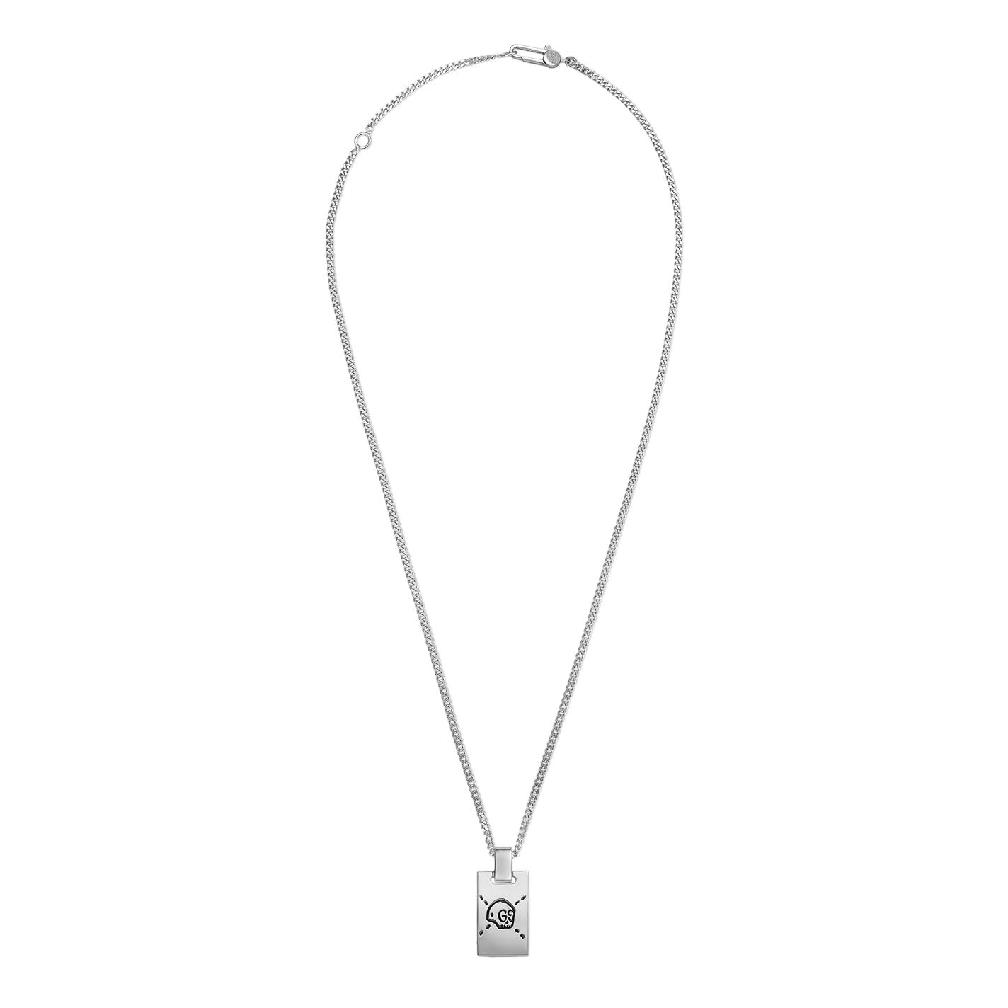 Gucci Ghost Sterling Silver Necklace Pendant